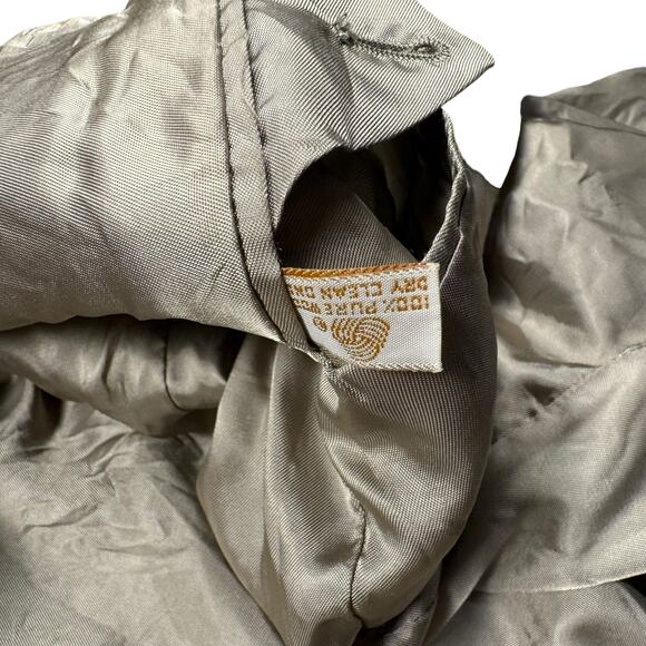 Blazer Men's 42R Wool Bill Blass Tweed Vintage Brown/Tan Sport Coat Jacket - Picture 12 of 13